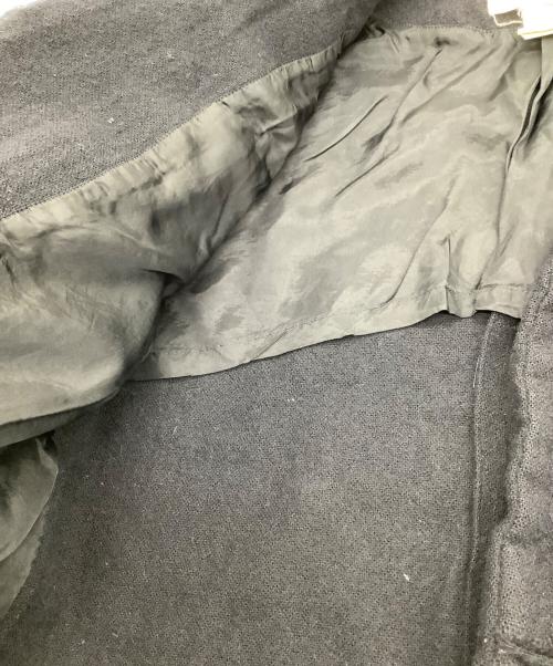 COMME des GARCONS COMME des GARCONS（コムデギャルソン コムデギャルソン）COMME des GARCONS COMME des GARCONS (コムデギャルソン コムデギャルソン) 縮絨フラワーノーカラーウールジャケット ブラック サイズ:Sの古着・服飾アイテム