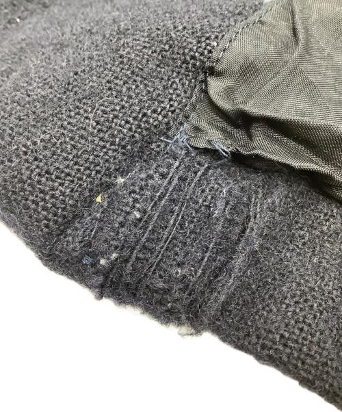 COMME des GARCONS COMME des GARCONS（コムデギャルソン コムデギャルソン）COMME des GARCONS COMME des GARCONS (コムデギャルソン コムデギャルソン) 縮絨フラワーノーカラーウールジャケット ブラック サイズ:Sの古着・服飾アイテム