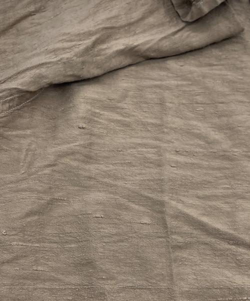 COMME des GARCONS HOMME（コムデギャルソン オム）COMME des GARCONS HOMME (コムデギャルソン オム) 刺繍シルクスリーピングシャツ ブラウン サイズ:Mの古着・服飾アイテム