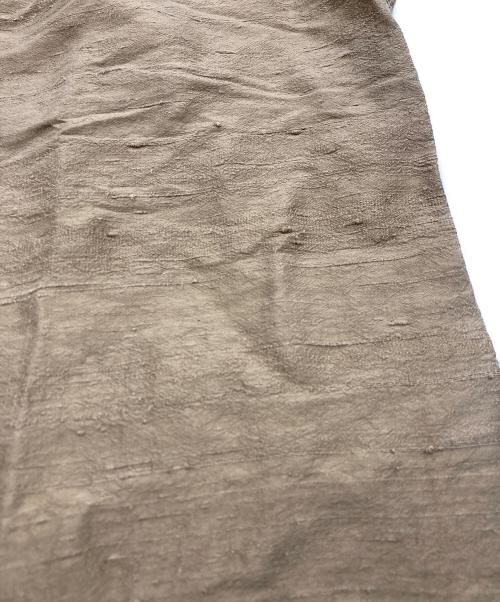 COMME des GARCONS HOMME（コムデギャルソン オム）COMME des GARCONS HOMME (コムデギャルソン オム) 刺繍シルクスリーピングシャツ ブラウン サイズ:Mの古着・服飾アイテム