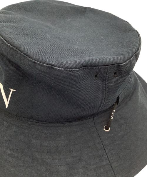 VALENTINO GARAVANI（ヴァレンティノ・ガラヴァーニ）VALENTINO GARAVANI (ヴァレンティノ・ガラヴァーニ) サファリハット ブラック サイズ:58の古着・服飾アイテム