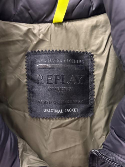 REPLAY（リプレイ）REPLAY (リプレイ) ダウンジャケット ブラック サイズ:XLの古着・服飾アイテム