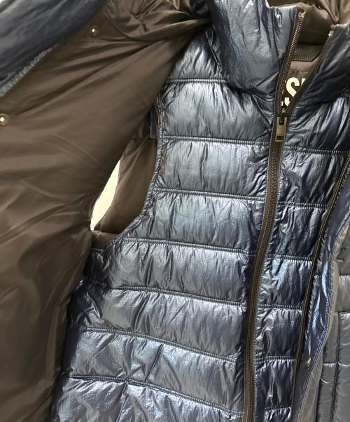 DIESEL（ディーゼル）DIESEL (ディーゼル) レイヤード中綿ベスト メタリックブルー サイズ:Sの古着・服飾アイテム