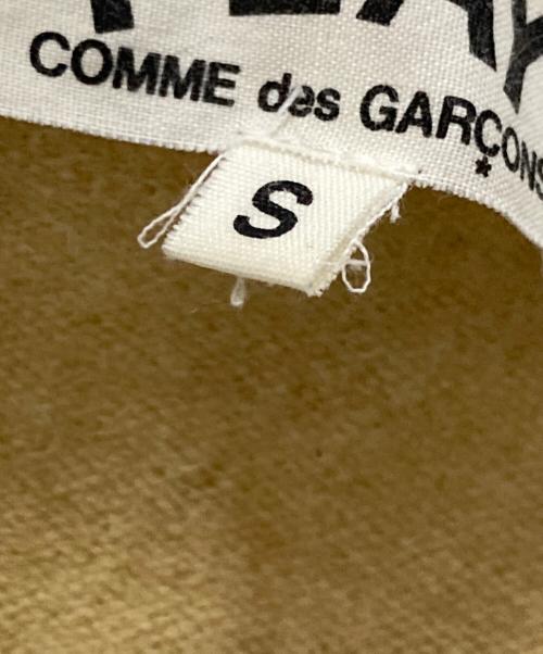 PLAY COMME des GARCONS（プレイコムデギャルソン）PLAY COMME des GARCONS (プレイコムデギャルソン) ワッペンVネックセーター ベージュ サイズ:Sの古着・服飾アイテム