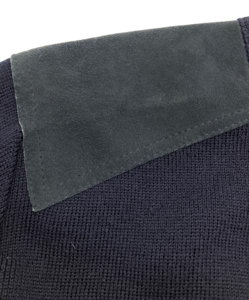 Burberry's（バーバリー）Burberry's (バーバリー) エルボーパッチニット ネイビー サイズ:Lの古着・服飾アイテム
