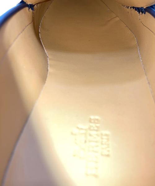 HERMES（エルメス）HERMES (エルメス) モカシンドンローファー ブラック サイズ:40の古着・服飾アイテム