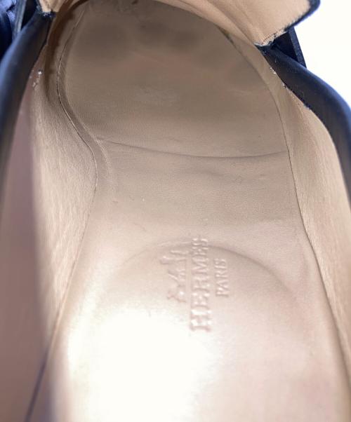 HERMES（エルメス）HERMES (エルメス) ビットローファー ブラック サイズ:40の古着・服飾アイテム