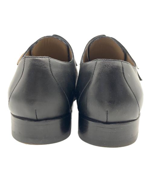 HERMES（エルメス）HERMES (エルメス) モンクストラップシューズ ブラック サイズ:40の古着・服飾アイテム