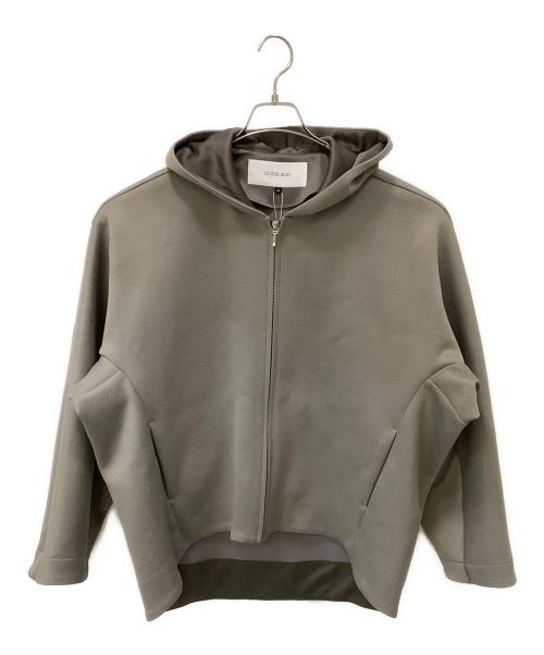 LE CIEL BLEU（ルシェルブルー）LE CIEL BLEU (ルシェルブルー) ジップパーカー グレー サイズ:36 未使用品の古着・服飾アイテム