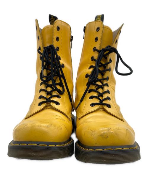 Dr.Martens（ドクターマーチン）Dr.Martens (ドクターマーチン) YOHJI YAMAMOTO (ヨウジヤマモト) レースアップブーツ イエロー サイズ:UK9の古着・服飾アイテム