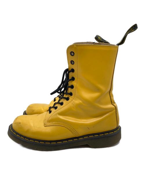 Dr.Martens（ドクターマーチン）Dr.Martens (ドクターマーチン) YOHJI YAMAMOTO (ヨウジヤマモト) レースアップブーツ イエロー サイズ:UK9の古着・服飾アイテム