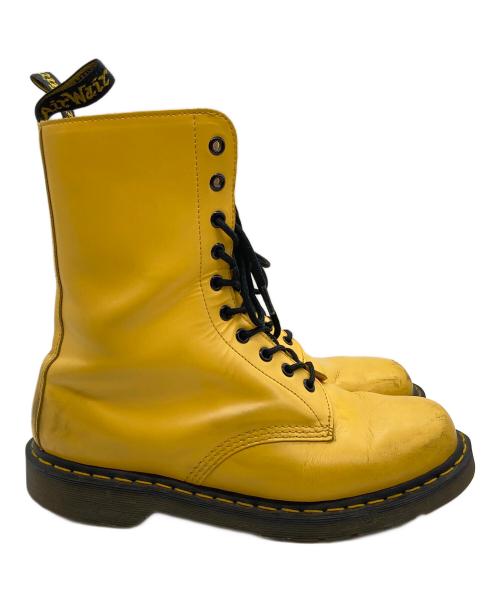 Dr.Martens（ドクターマーチン）Dr.Martens (ドクターマーチン) YOHJI YAMAMOTO (ヨウジヤマモト) レースアップブーツ イエロー サイズ:UK9の古着・服飾アイテム