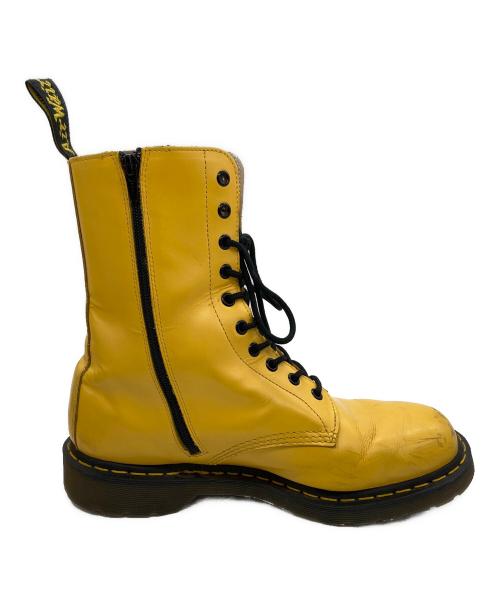 Dr.Martens（ドクターマーチン）Dr.Martens (ドクターマーチン) YOHJI YAMAMOTO (ヨウジヤマモト) レースアップブーツ イエロー サイズ:UK9の古着・服飾アイテム