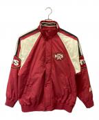 Hysteric Glamourヒステリックグラマー）の古着「EVIL STARワッペンスタンドカラージャケット」｜レッド