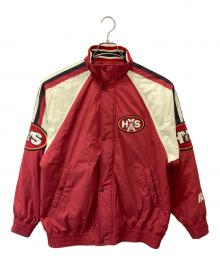 Hysteric Glamour（ヒステリックグラマー）の古着「EVIL STARワッペンスタンドカラージャケット」｜レッド