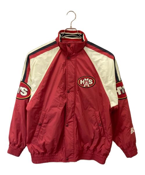 Hysteric Glamour（ヒステリックグラマー）Hysteric Glamour (ヒステリックグラマー) EVIL STARワッペンスタンドカラージャケット レッド サイズ:FREEの古着・服飾アイテム