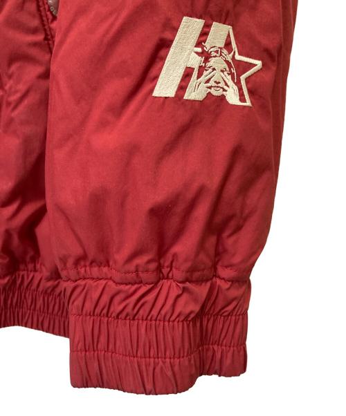 Hysteric Glamour（ヒステリックグラマー）Hysteric Glamour (ヒステリックグラマー) EVIL STARワッペンスタンドカラージャケット レッド サイズ:FREEの古着・服飾アイテム