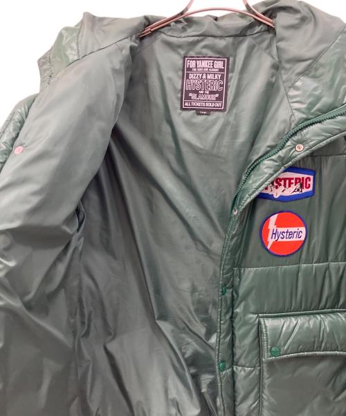 Hysteric Glamour（ヒステリックグラマー）Hysteric Glamour (ヒステリックグラマー) HYSTERIC RACING フーデッド ブルゾン グリーン サイズ:Lの古着・服飾アイテム