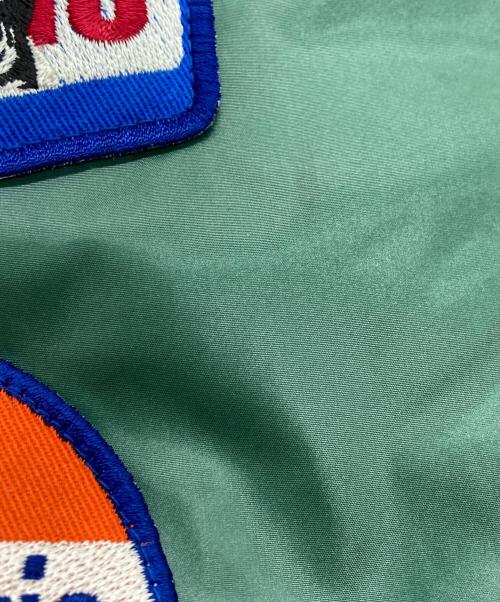 Hysteric Glamour（ヒステリックグラマー）Hysteric Glamour (ヒステリックグラマー) HYSTERIC RACING フーデッド ブルゾン グリーン サイズ:Lの古着・服飾アイテム