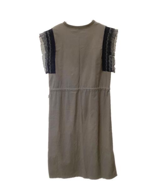 Hysteric Glamour（ヒステリックグラマー）Hysteric Glamour (ヒステリックグラマー) ノースリーブ・キャミソールワンピース グレー サイズ:Freeの古着・服飾アイテム