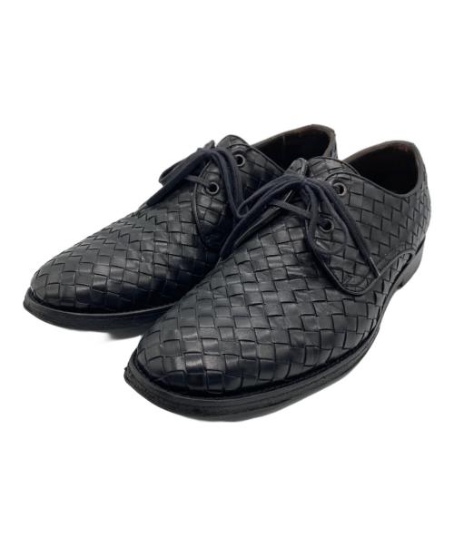 BOTTEGA VENETA（ボッテガベネタ）BOTTEGA VENETA (ボッテガベネタ) ドレスシューズ ブラック サイズ:41の古着・服飾アイテム