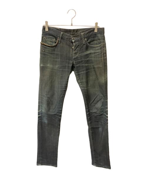 Hysteric Glamour（ヒステリックグラマー）Hysteric Glamour (ヒステリックグラマー) 21連 スタッズデニムパンツ インディゴ サイズ:Mの古着・服飾アイテム