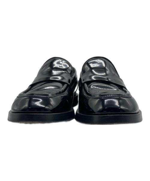 DOLCE & GABBANA（ドルチェ＆ガッバーナ）DOLCE & GABBANA (ドルチェ＆ガッバーナ) モカシンローファー ブラック サイズ:9の古着・服飾アイテム