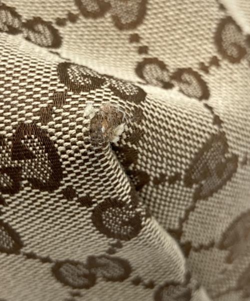 GUCCI（グッチ）GUCCI (グッチ) トートバッグ ベージュ×ブラックの古着・服飾アイテム