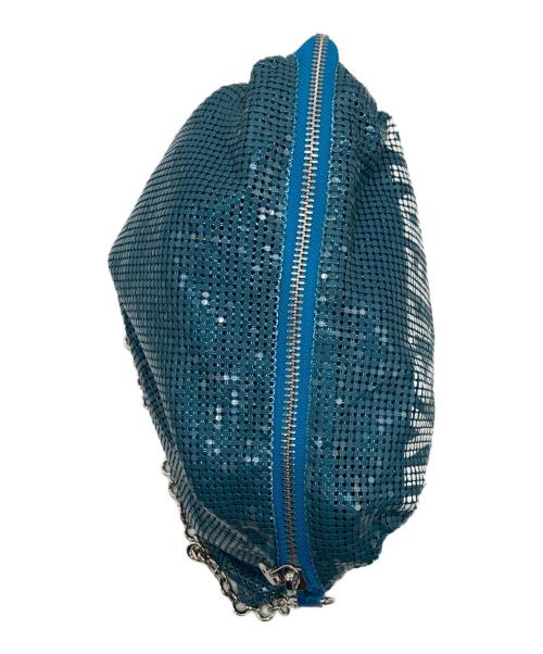 Hysteric Glamour（ヒステリックグラマー）Hysteric Glamour (ヒステリックグラマー) メタルメッシュショルダーバッグ ブルーの古着・服飾アイテム