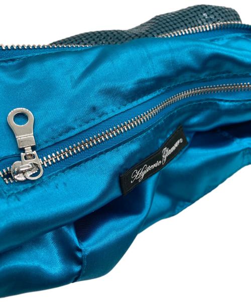 Hysteric Glamour（ヒステリックグラマー）Hysteric Glamour (ヒステリックグラマー) メタルメッシュショルダーバッグ ブルーの古着・服飾アイテム