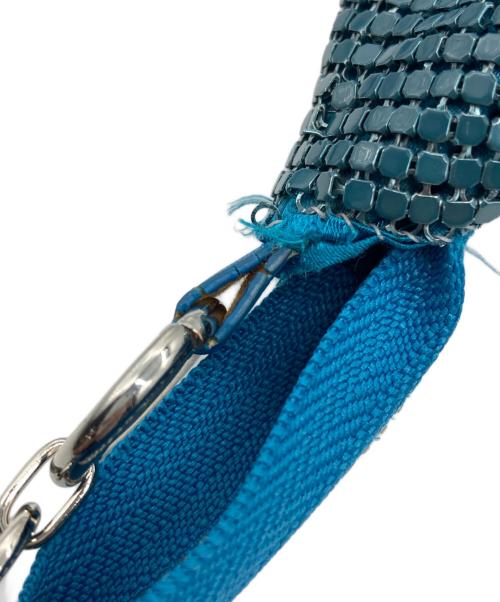 Hysteric Glamour（ヒステリックグラマー）Hysteric Glamour (ヒステリックグラマー) メタルメッシュショルダーバッグ ブルーの古着・服飾アイテム