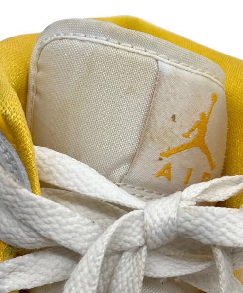 NIKE（ナイキ）NIKE (ナイキ) WMNS AIR JORDAN 1 MID イエロー×ホワイト サイズ:27.5cmの古着・服飾アイテム