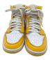 NIKE (ナイキ) WMNS AIR JORDAN 1 MID イエロー×ホワイト サイズ:27.5cm：8000円