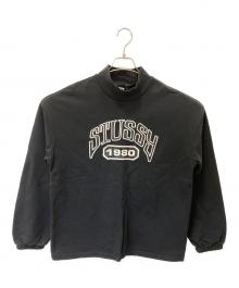 stussy（ステューシー）の古着「Tribute Terry Mock Neck」｜ブラック×ホワイト