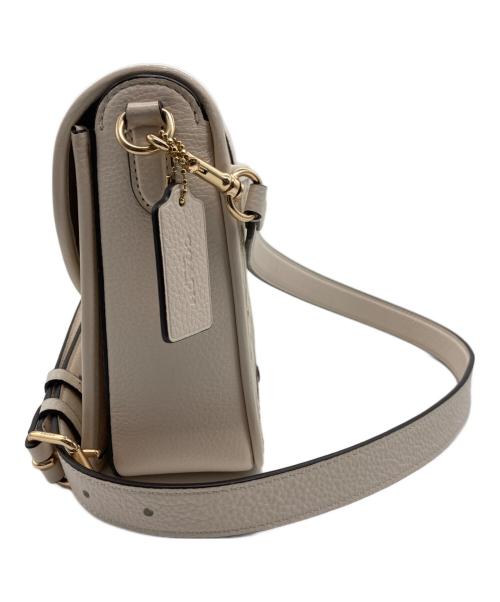 COACH（コーチ）COACH (コーチ) ショルダーバッグ ベージュ×ホワイトの古着・服飾アイテム