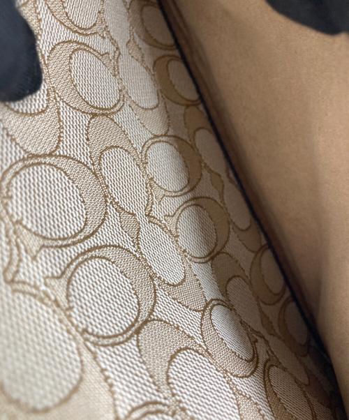 COACH（コーチ）COACH (コーチ) ショルダーバッグ ベージュ×ホワイトの古着・服飾アイテム