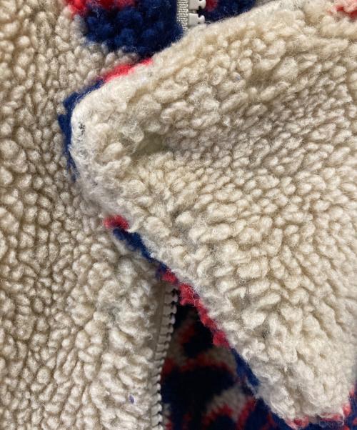 Hysteric Glamour（ヒステリックグラマー）Hysteric Glamour (ヒステリックグラマー) HG TYPE LOGO柄 オーバーサイズジャケット ベージュ×ネイビー サイズ:FREEの古着・服飾アイテム