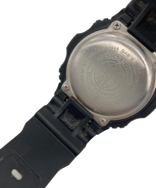 CASIO（カシオ）CASIO (カシオ) Hysteric Glamour (ヒステリックグラマー) 腕時計 ブラック×レッドの古着・服飾アイテム