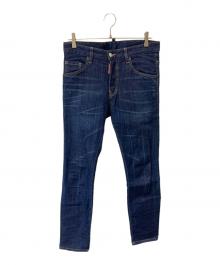 DSQUARED2（cディースクエアード）の古着「SKATER JEANS」｜インディゴ
