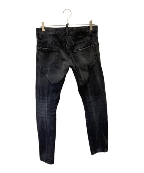 DSQUARED2（cディースクエアード）DSQUARED2 (cディースクエアード) Sexy Twist Jean ブラック サイズ:44の古着・服飾アイテム