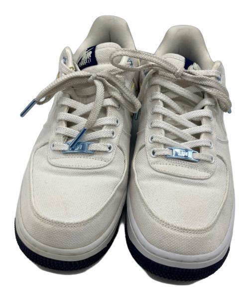 NIKE（ナイキ）NIKE (ナイキ) AIR FORCE 1 Premium（エアフォース1） ホワイト×ネイビー サイズ:27.5cmの古着・服飾アイテム