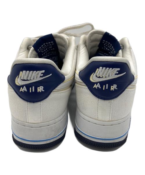 NIKE（ナイキ）NIKE (ナイキ) AIR FORCE 1 Premium（エアフォース1） ホワイト×ネイビー サイズ:27.5cmの古着・服飾アイテム