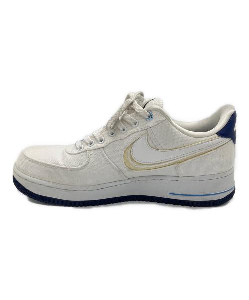 NIKE（ナイキ）NIKE (ナイキ) AIR FORCE 1 Premium（エアフォース1） ホワイト×ネイビー サイズ:27.5cmの古着・服飾アイテム