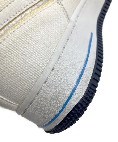 NIKE（ナイキ）NIKE (ナイキ) AIR FORCE 1 Premium（エアフォース1） ホワイト×ネイビー サイズ:27.5cmの古着・服飾アイテム
