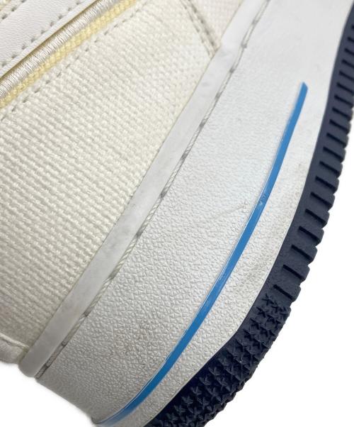 NIKE（ナイキ）NIKE (ナイキ) AIR FORCE 1 Premium（エアフォース1） ホワイト×ネイビー サイズ:27.5cmの古着・服飾アイテム