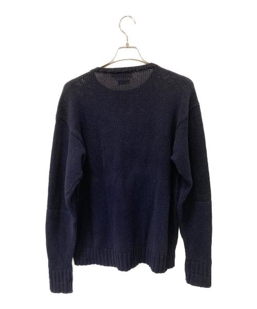 POLO RALPH LAUREN（ポロ・ラルフローレン）POLO RALPH LAUREN (ポロ・ラルフローレン) 厚手ニット ネイビー サイズ:Lの古着・服飾アイテム