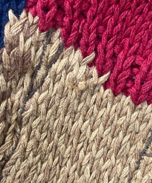 POLO RALPH LAUREN（ポロ・ラルフローレン）POLO RALPH LAUREN (ポロ・ラルフローレン) 厚手ニット ネイビー サイズ:Lの古着・服飾アイテム