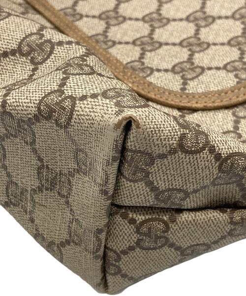 GUCCI（グッチ）GUCCI (グッチ) OLD GUCCI シェリーライン トートバッグ ベージュの古着・服飾アイテム