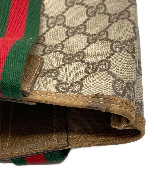 GUCCI（グッチ）GUCCI (グッチ) OLD GUCCI シェリーライン トートバッグ ベージュの古着・服飾アイテム