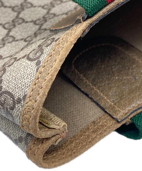 GUCCI（グッチ）GUCCI (グッチ) OLD GUCCI シェリーライン トートバッグ ベージュの古着・服飾アイテム